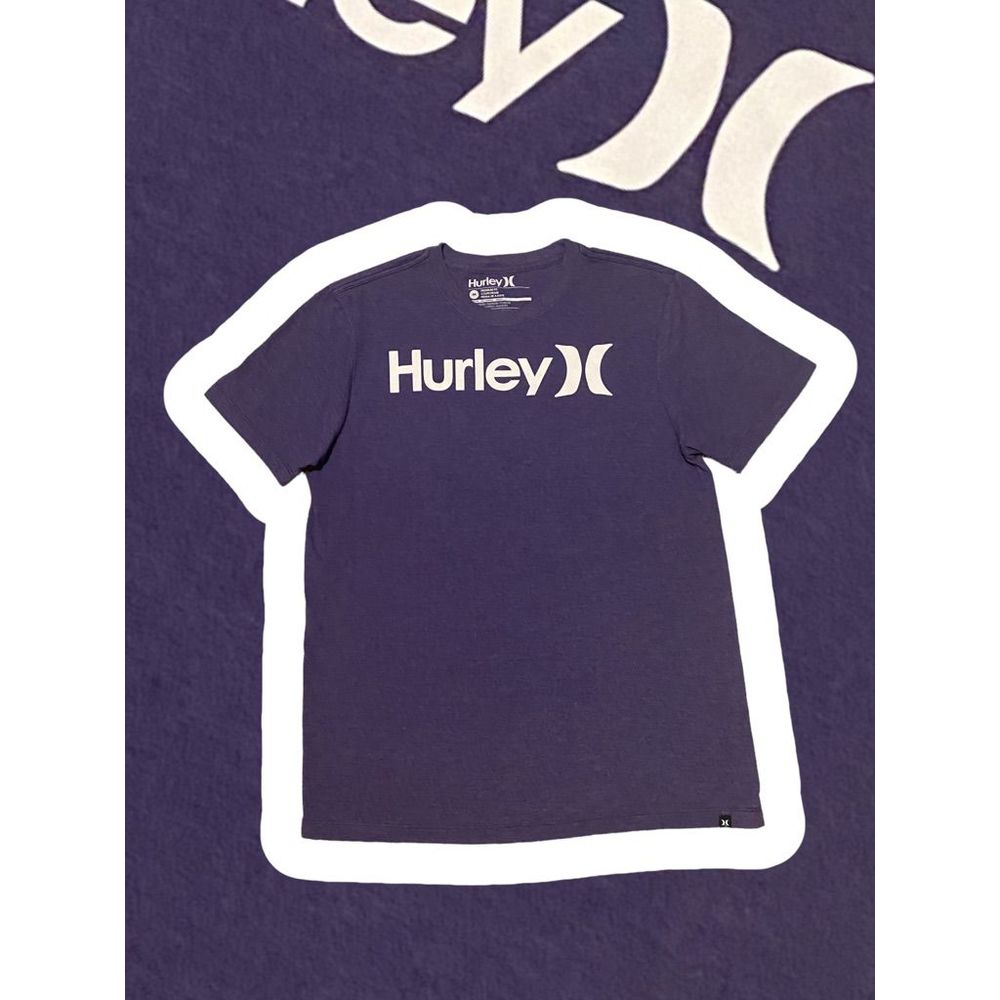 Hurley Men’s Medium Purple Graphic Logo T-Shirt